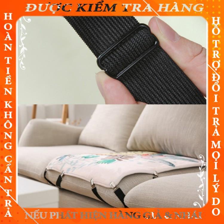 Bộ 4 dây nẹp cố định ga giường - Kẹp cố định drap giường rthang
