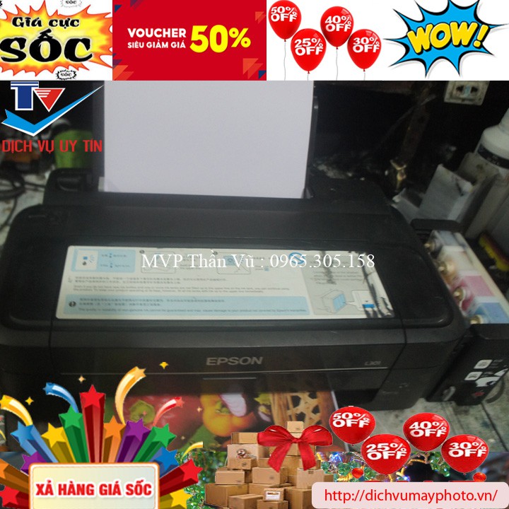 Máy in phun màu cũ Epson L301 chạy ổn định máy bao đẹp bảo hành 2 tháng