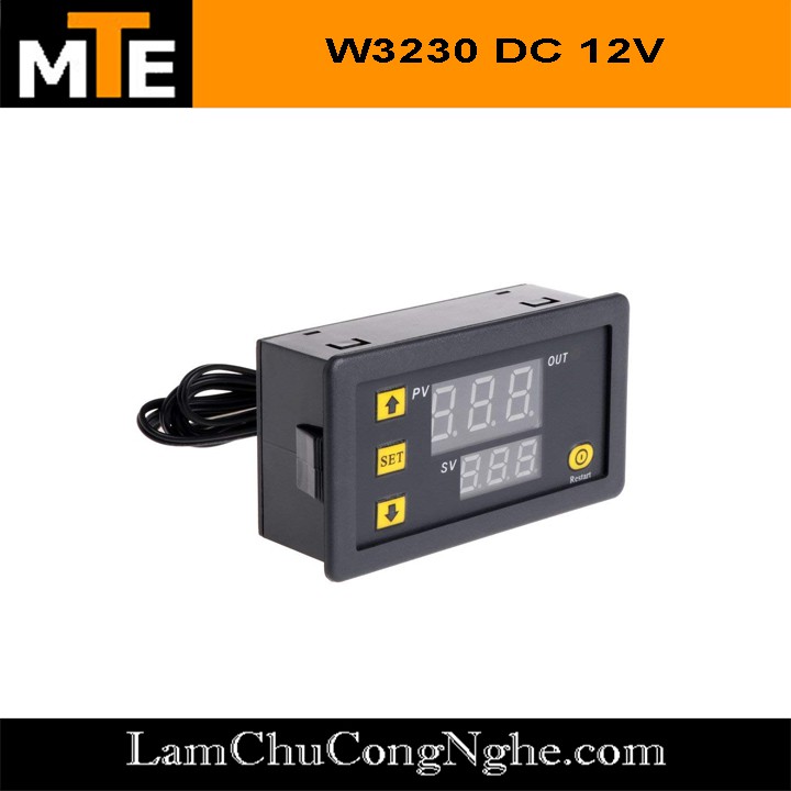 Bộ điều khiển nhiệt độ kỹ thuật số W3230 DC 12V