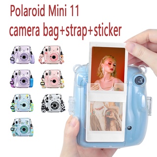 Hình ảnh Túi Đựng Máy Ảnh Polaroid Instax Mini 11/Mini11 Trong Suốt Có Dây Đeo Tiện Dụng chính hãng