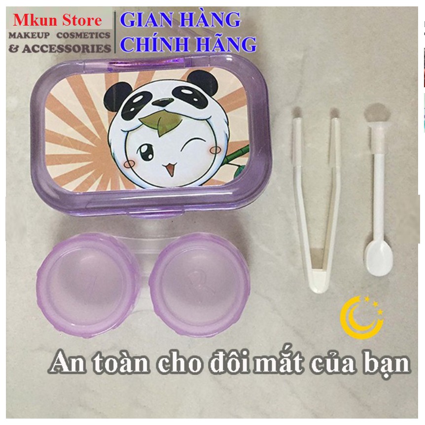 Dụng Cụ Đeo Lens Mắt Kính Áp Tròng Dễ Sử Dụng gồm Nhíp Gắp + Cây Đeo+ Khay