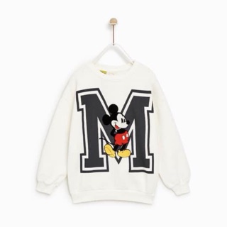 Áo nỉ da cá bé trai, bé gái hình Mickey 6y, 8y