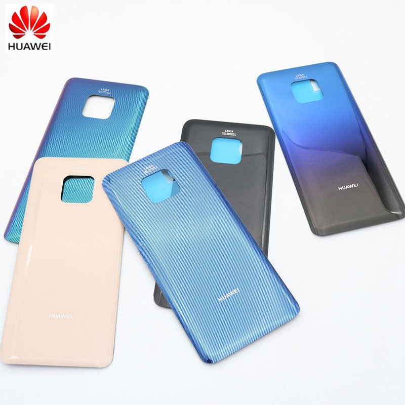 Nắp lưng Huawei mate 20 pro zin chất liệu kính bền đẹp nhiều màu