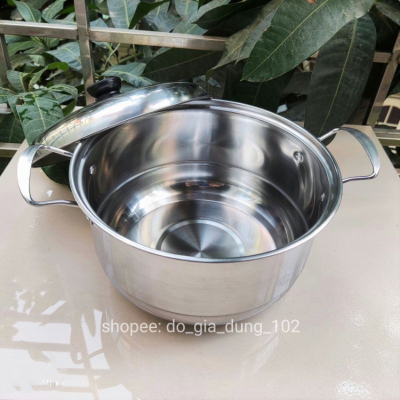 Xoong / Nồi inox 23 cm FREESHIP xoong nấu rau