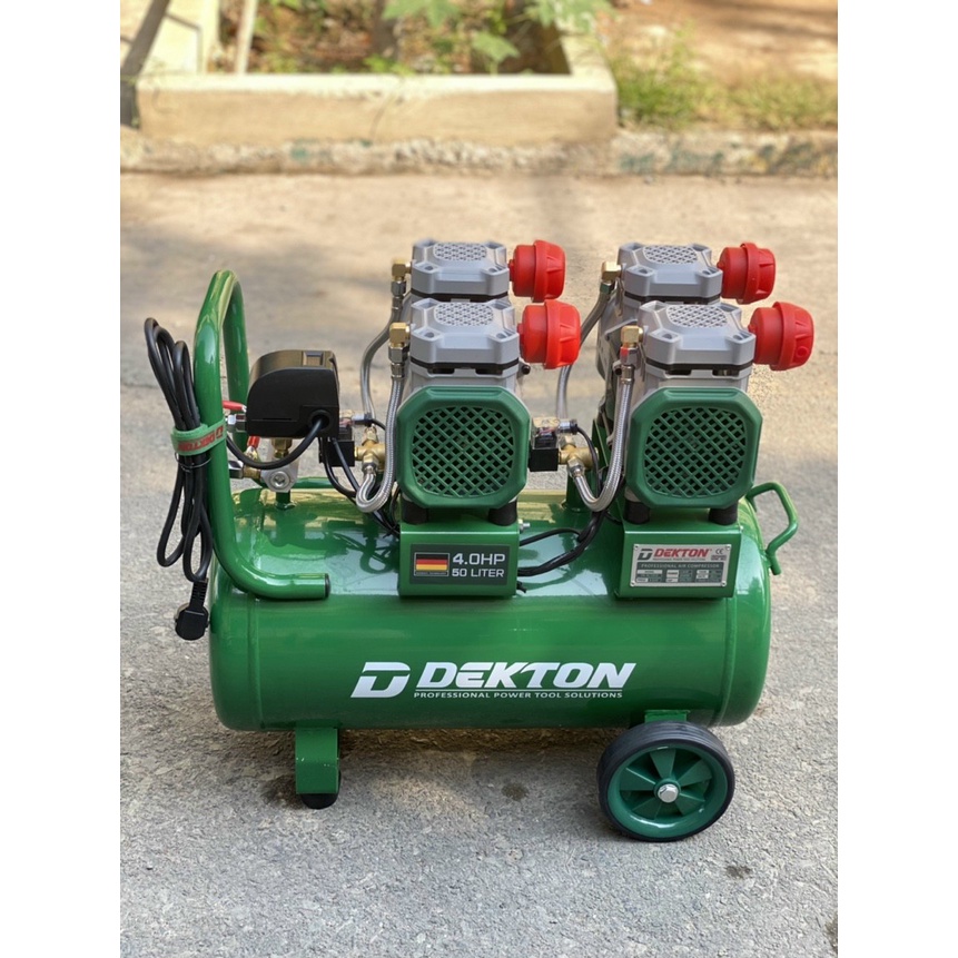 Máy bơm hơi không dầu Dekton DK-AC3950 (4hp - 50L, lên hơi nhanh)
