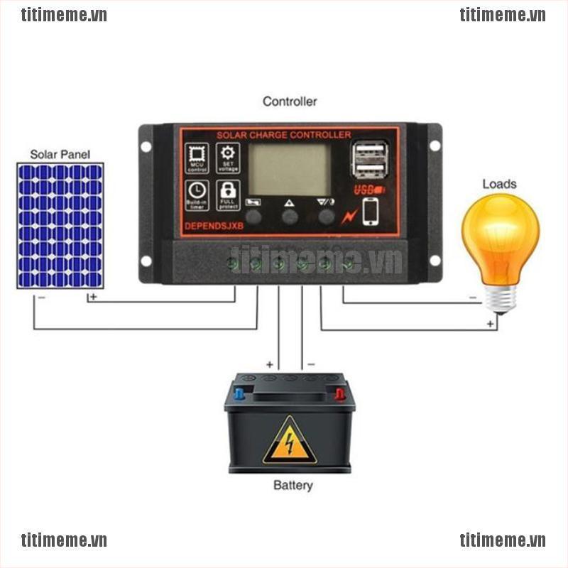 Bộ Điều Khiển Sạc Năng Lượng Mặt Trời 10a-60a Mppt 12v / 24v | BigBuy360 - bigbuy360.vn