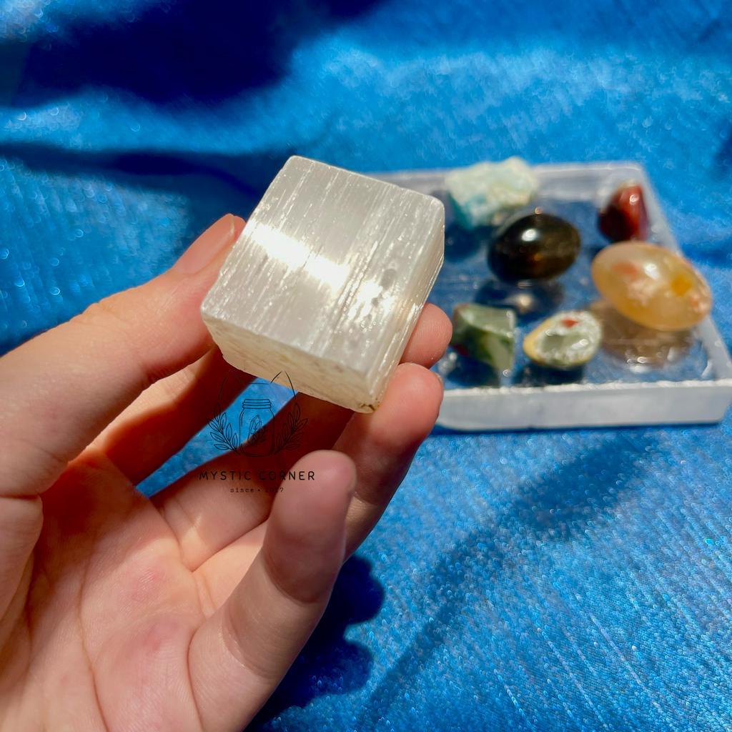 Set đá may mắn cho Song Ngư, đá thạch anh, đá thanh tẩy bài Tarot, đá phong thuỷ