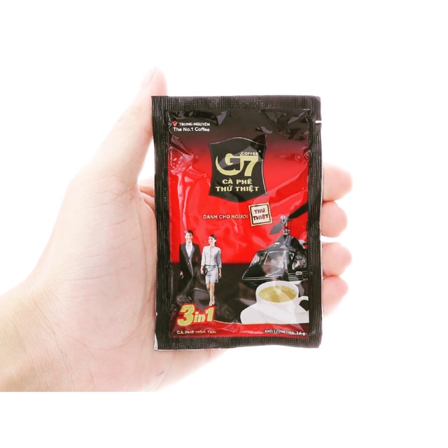 [GÓI LẺ] Cà phê Hoà tan G7 - The No.1 Coffee Trung Nguyên Legend