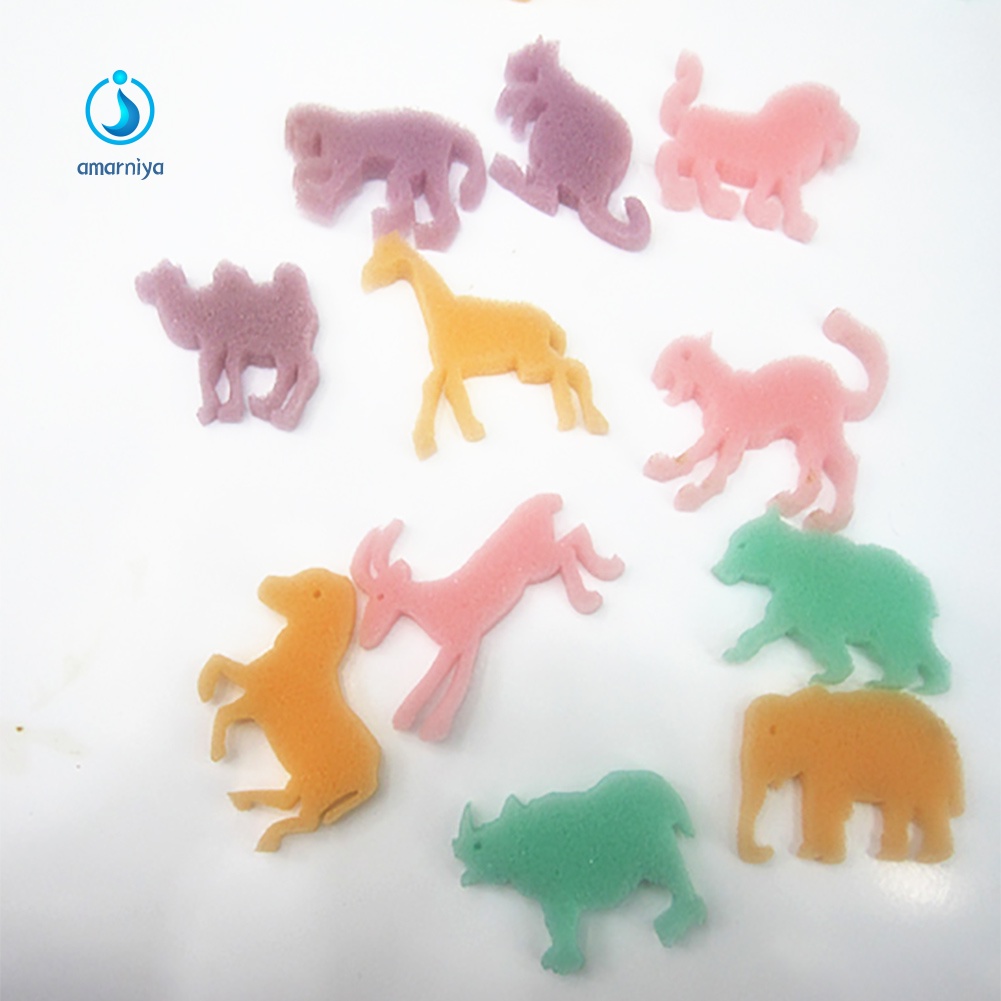 Set 12 Đồ Chơi Viên Nén Nước Bằng Xốp Cho Bé