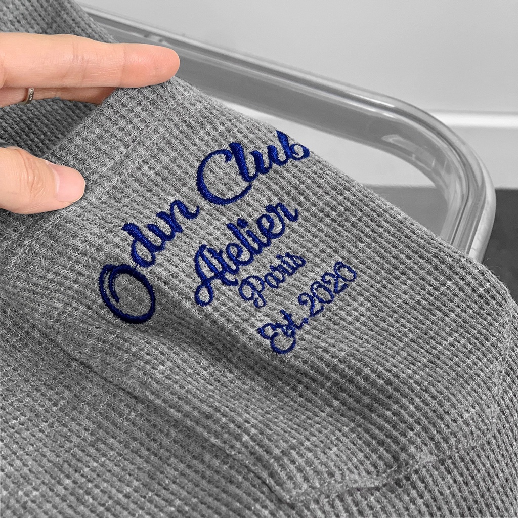 Áo Thun Oversize ODIN CLUB Waffle Atelier, Áo phông chất liệu 100% cotton co giãn 2 chiều, Local Brand ODIN CLUB