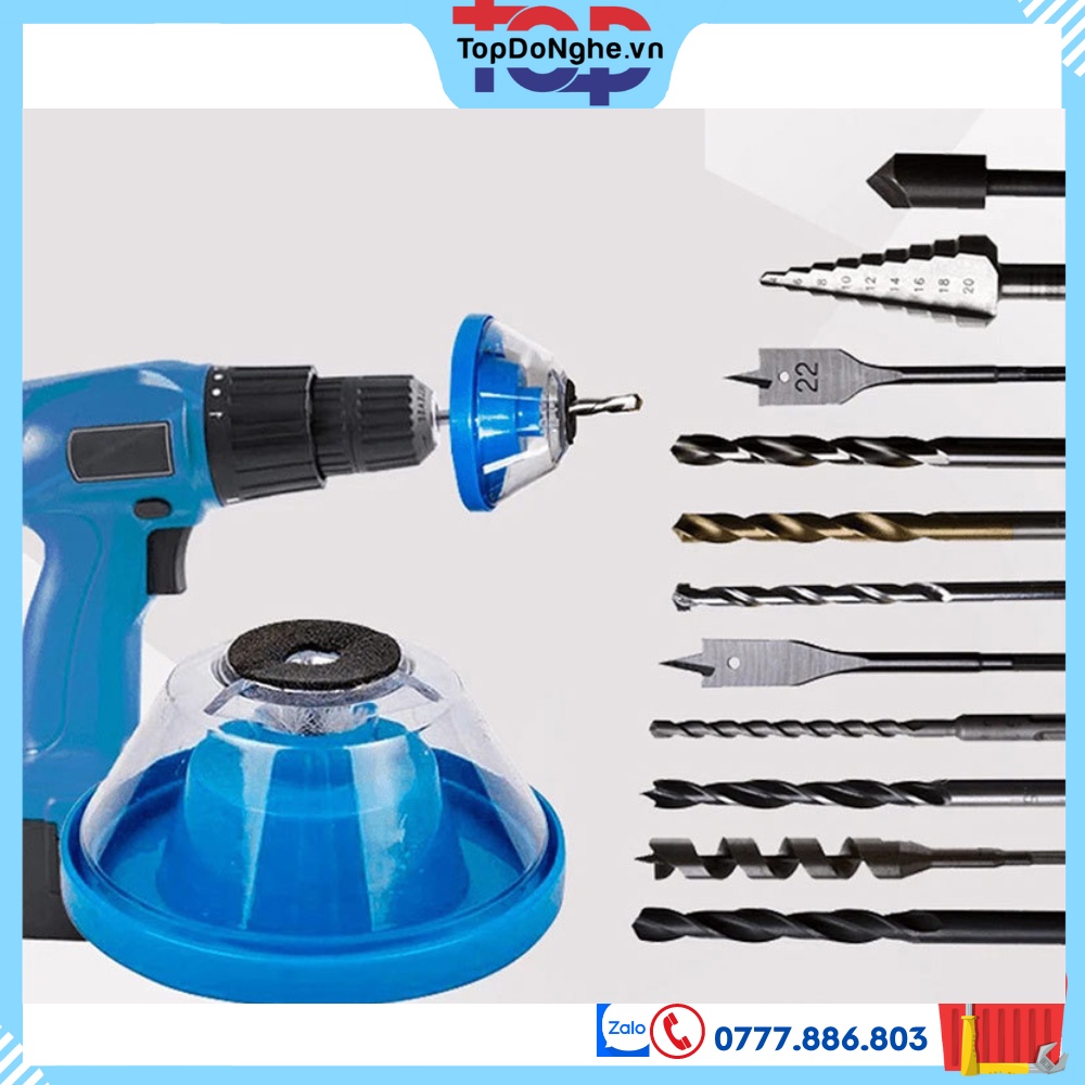 Dụng cụ hứng bụi khoan tường, bọc chống bụi khoan tường