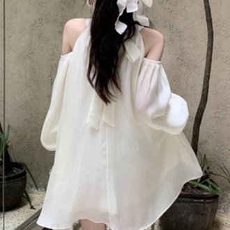 Đầm Thiết Kế Mới Dáng Rộng Hở Vai Cao Cấp Thời Trang Dành Cho Mùa Hè Thu [Khuyến mãi sản phẩm mới nhận phiếu mua hàng không ngưỡng 10K]