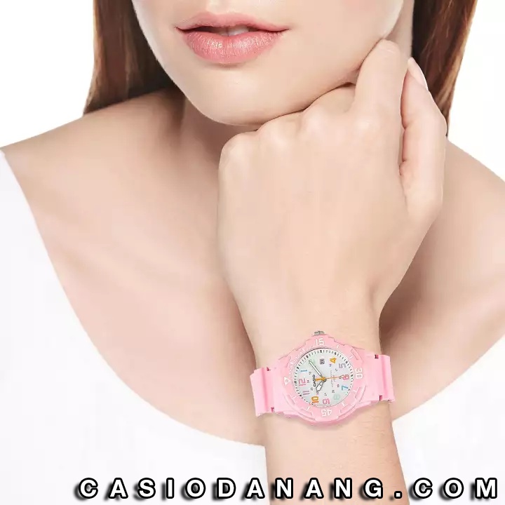 Đồng hồ nữ dây nhựa Casio chính hãng Anh Khuê LRW-200H-4B2VDF (34mm)