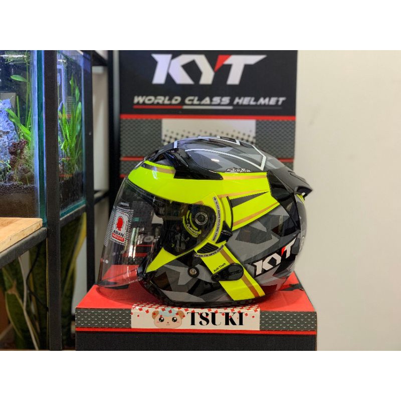 MŨ BẢO HIỂM KYT 3/4 VENOM 2 KÍNH