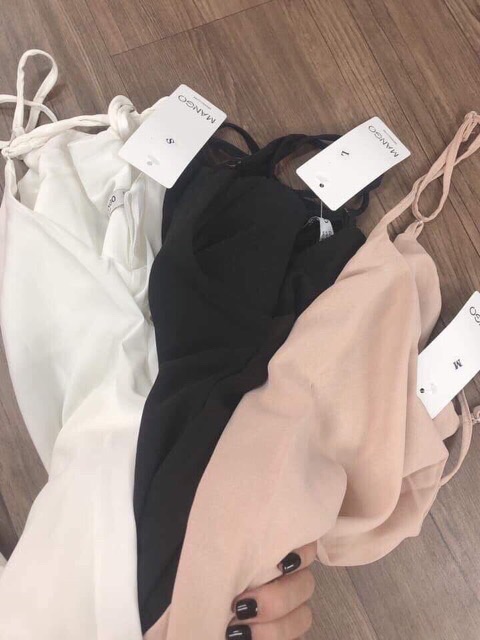 Đầm 2 dây nữ dáng suông chất đũi lụa hàng đổ shop