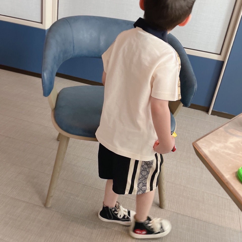 Set Áo Thun Ngắn Tay Và Quần Short Thời Trang Mùa Hè Mới Cho Bé Trai