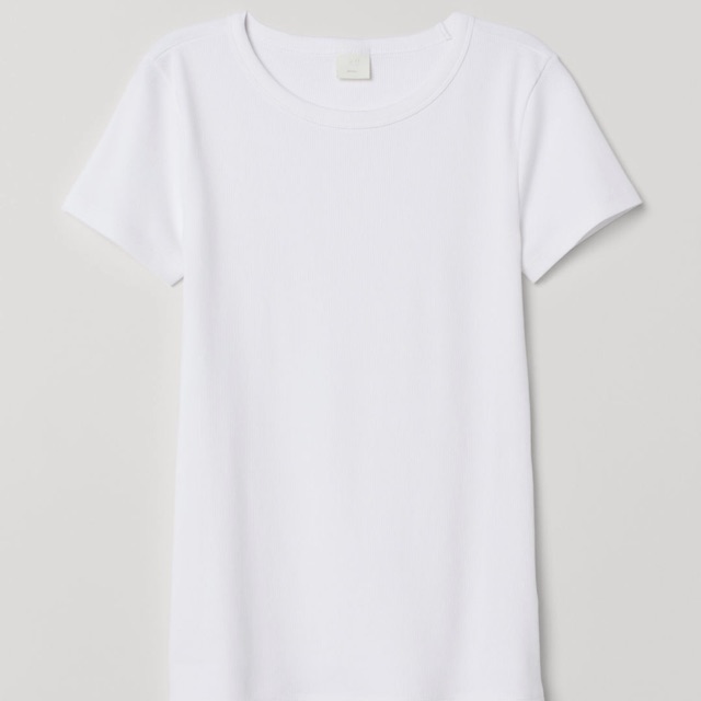 Áo phông trắng h&m dáng ôm