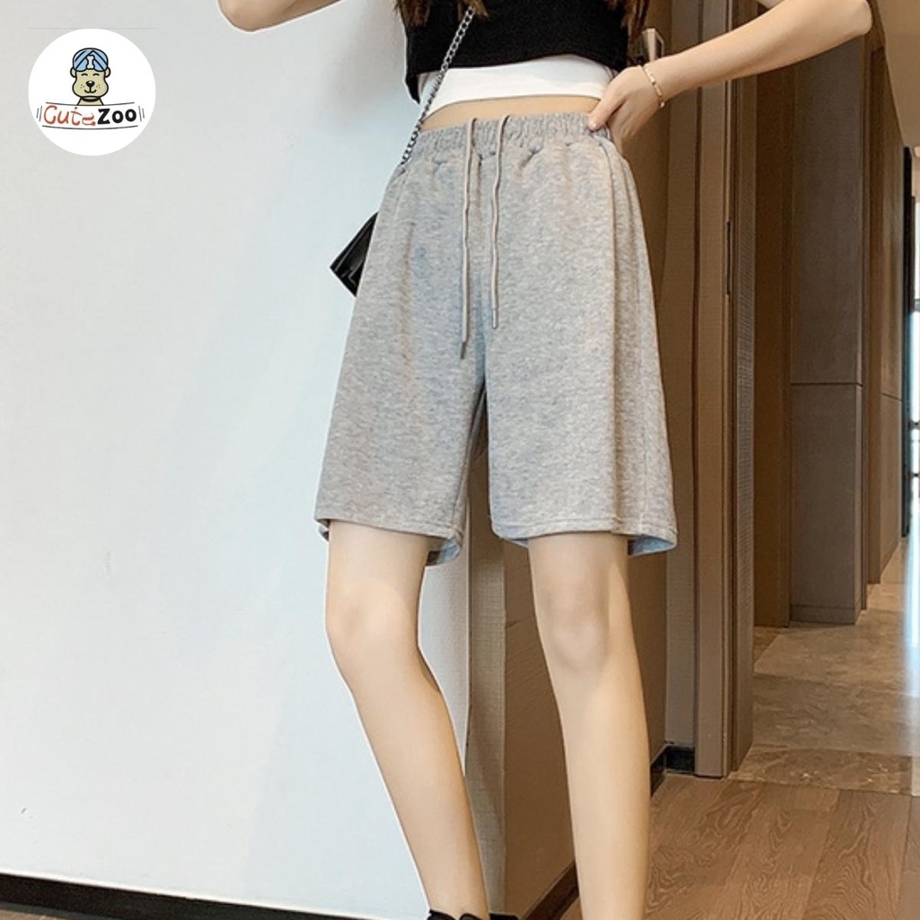 Quần Short Đùi Tim Sau Túi Unisex Nam Nữ Đùi Lửng HEART Ulzzang Form To Dài Rộng Trendy CUTEZOO