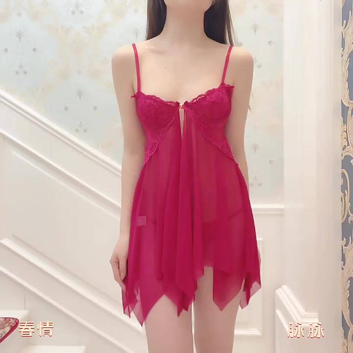 （Giao hàng bảo mật)🎁Váy/Đầm ngủ sexy🎁Freeship🎁 Có Gọng 2 dây Tặng kèm chip- Váy ngủ ren bản to xẻ sau 40-65kg--010 | BigBuy360 - bigbuy360.vn