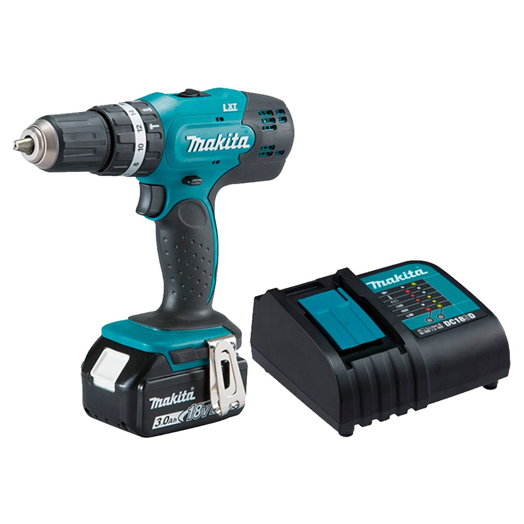 Máy Khoan Búa Và Vặn Vít Dùng Pin MAKITA DHP453Sfx8 ( 18V - 1 Pin 3.0 Ah) - Chính Hãng