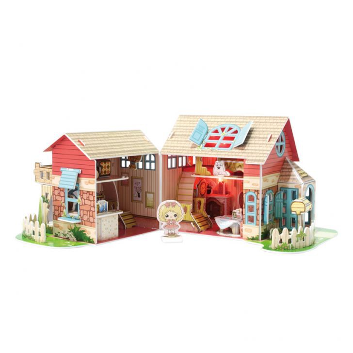 Mô hình giấy 3D CubicFun - Sweet Villa - P615h