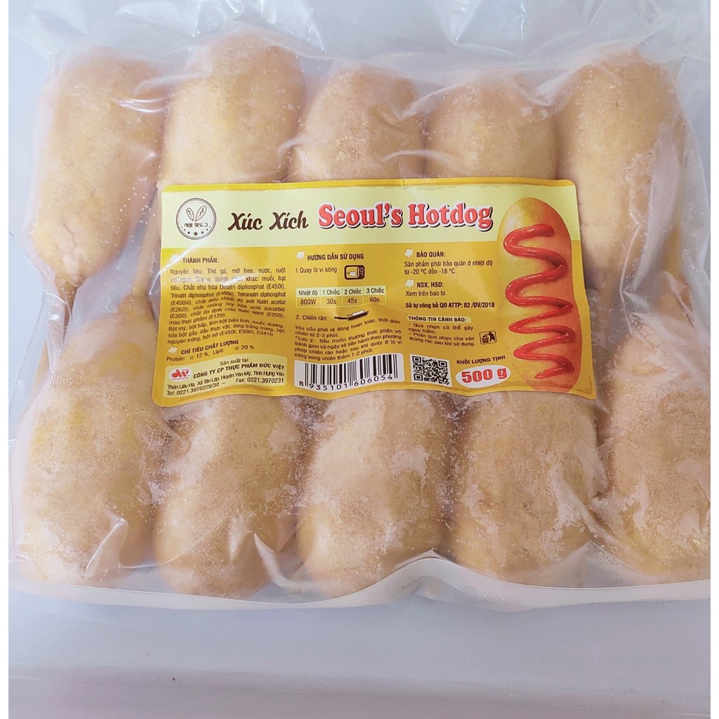 Seoul's Hotdog Đức Việt 500gr