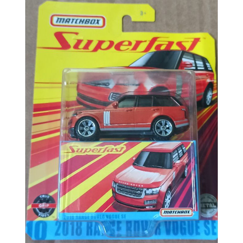 Matchbox super fast:2018 range rover