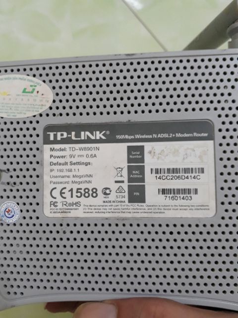 1 Bộ phát wifi Tplink