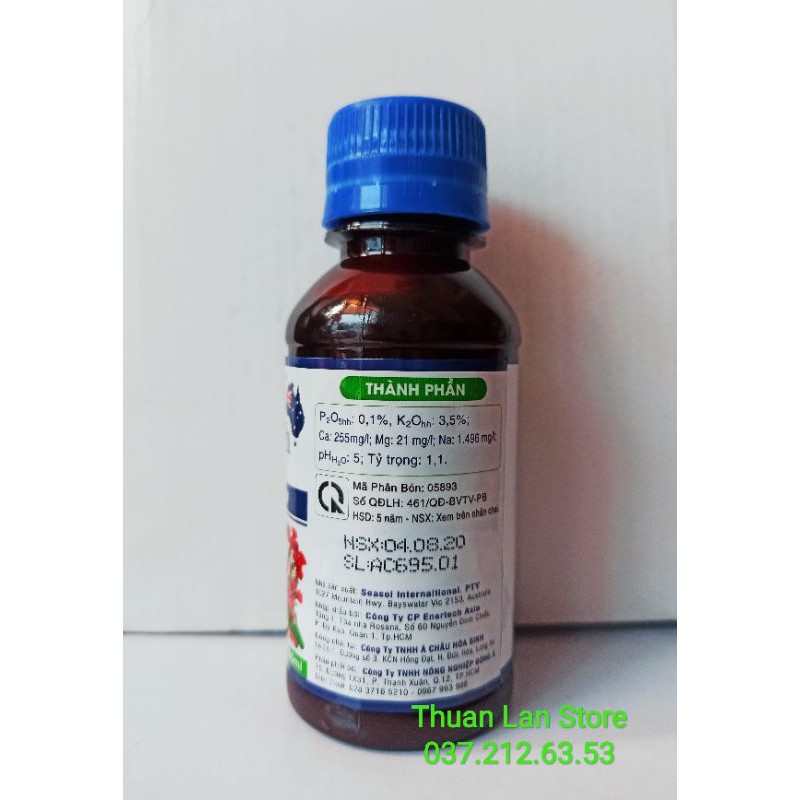 Phân Bón Lá Đa Trung Lượng Dịch Cá PowerFish Dịch Ép Từ Cá Biển 100ml
