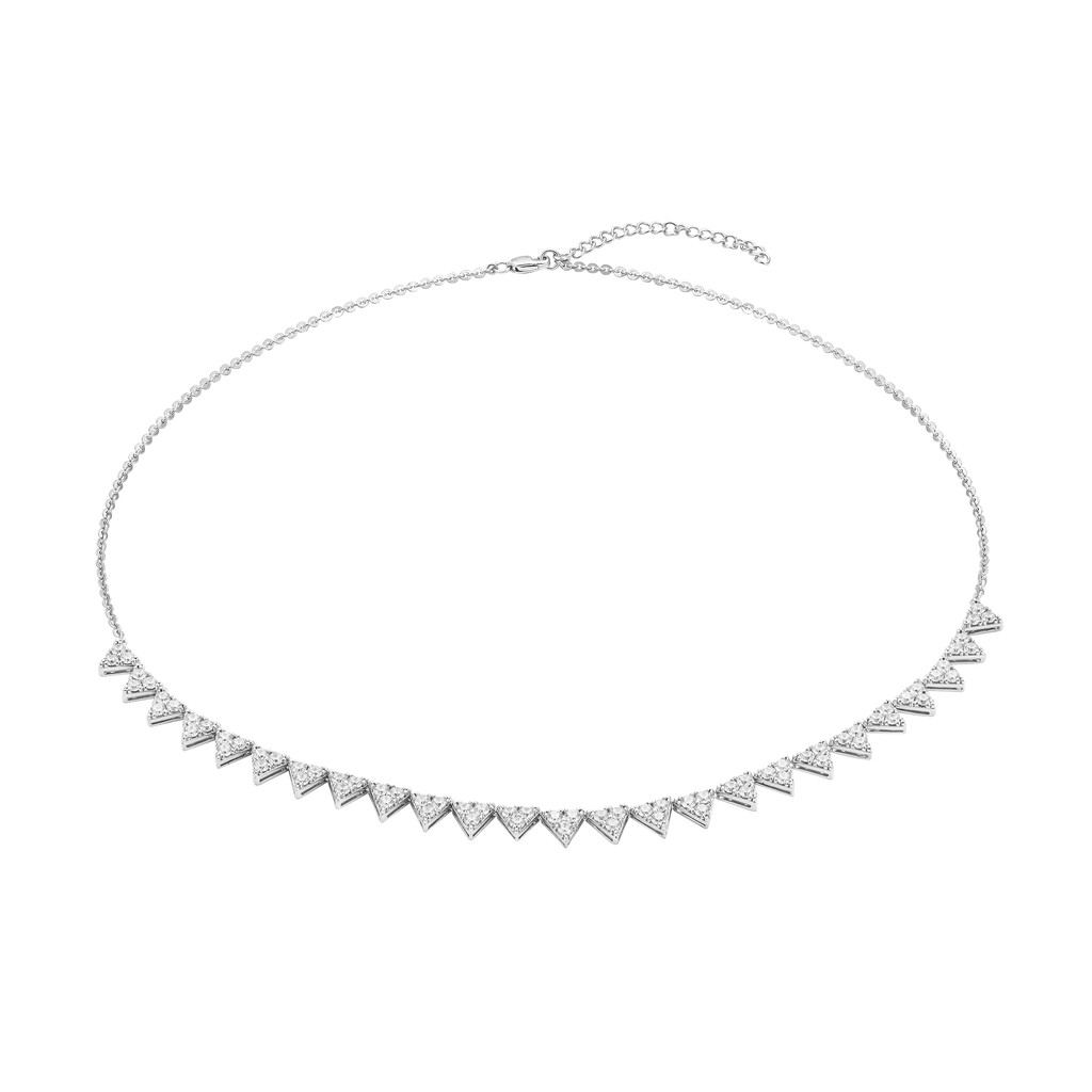 Dây cổ Bạc đính đá ECZ Style By PNJ XM00W000031