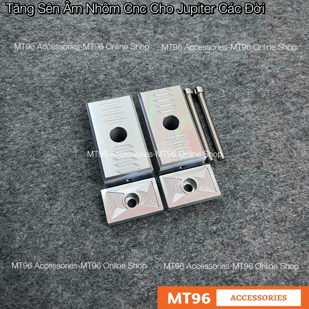 Tăng Sên Âm Nhôm Cnc Cho Jupiter Các Đời Nguyên Khối Siêu Cứng Và Nét