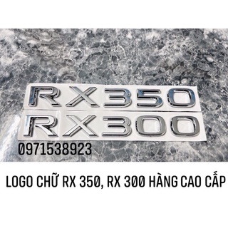 Logo chữ nổi lexus rx 300, rx 350 hàng cao cấp