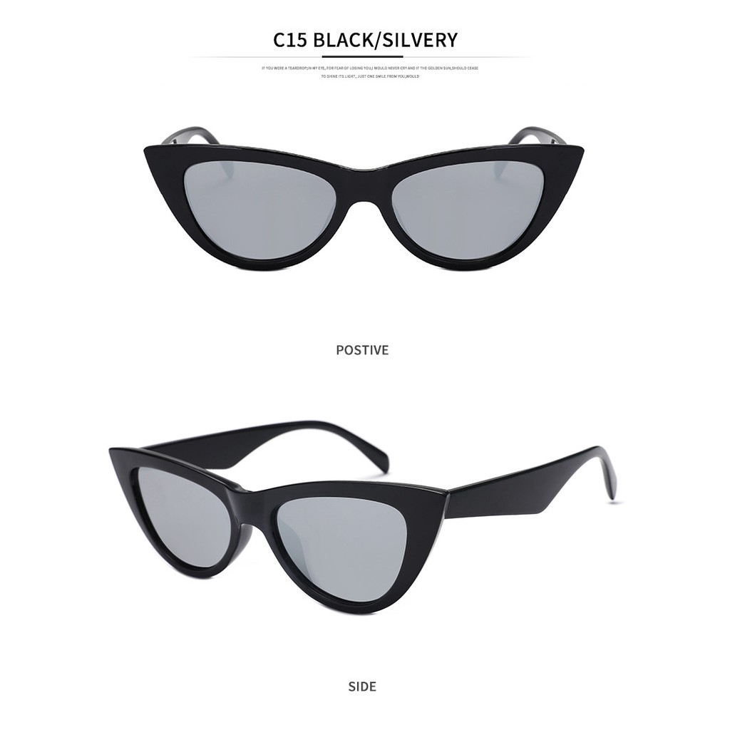 Kính mát mắt mèo phong cách retro thời trang cho nữ Samjune