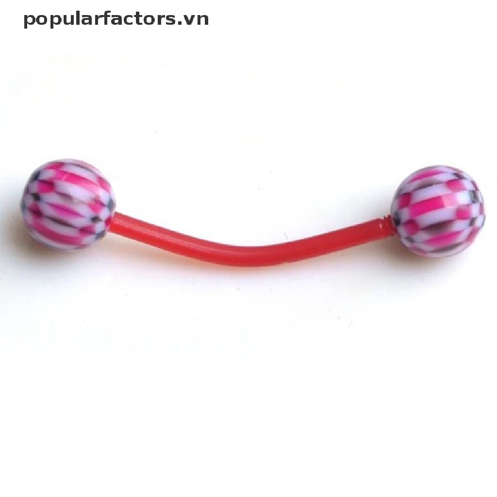 Set 10 Khuyên Rốn / Lưỡi / Rốn / Cơ Thể Hình Quả Bóng Hỗn Hợp [VN]