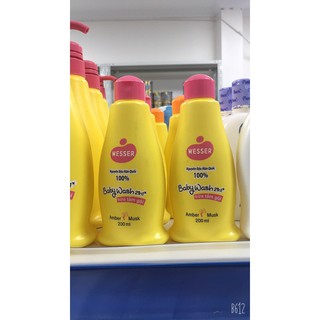 Sữa tắm gội Wesser 200ml