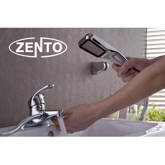 Bộ vòi chậu lavabo kết hợp sen tắm nóng lạnh Zento ZT2042