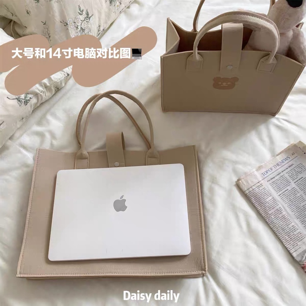 Túi vải nỉ xốp gấu xinh xắn đựng được nhiều đồ, đi du lịch đi chơi, siêu nhẹ mẹ và bé đều dùng được