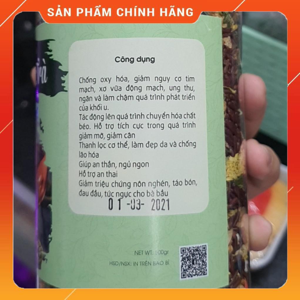 [FREESHIP][HÀNG LOẠI 1] MỘC NHAN TRÀ (Trà Hoa Ngũ Cốc) giúp thanh nhiệt, chống lão hóa, đẹp da, giảm cân 100% Thảo dược