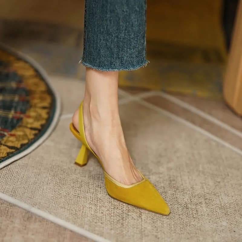 [HUTclothing][OrderTaobao] Giày cao gót mũi nhọn đế 4-5p