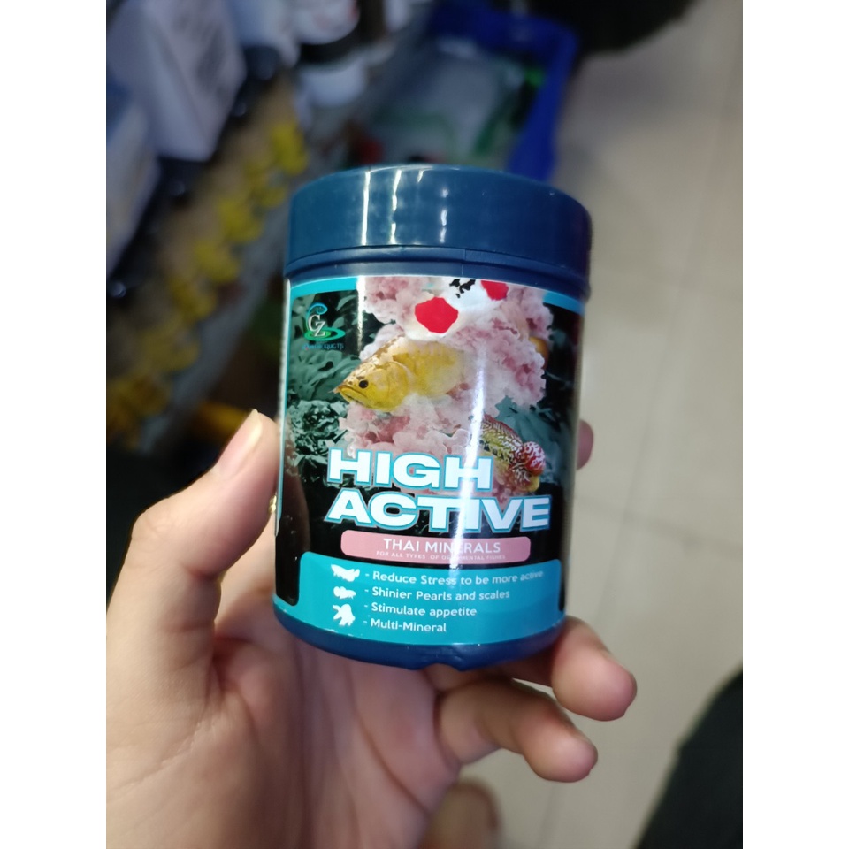 High active dành cho cá rồng, la hán KHOÁNG CHẤT HIGHT ACTIVE- CÁ RỒNG-HỔ- LA HÁN