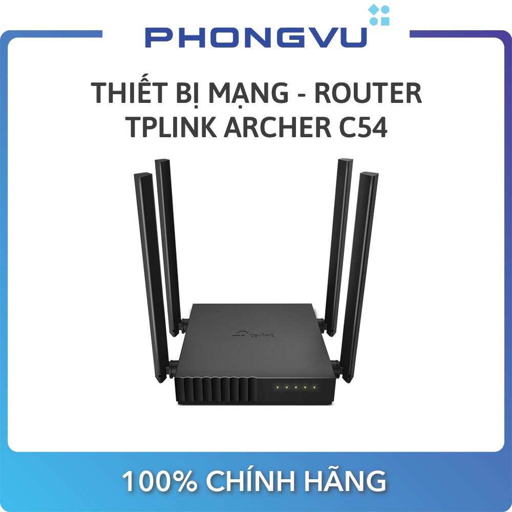 Thiết bị mạng - Router TPLink Archer C54 - Bảo hành 24 tháng