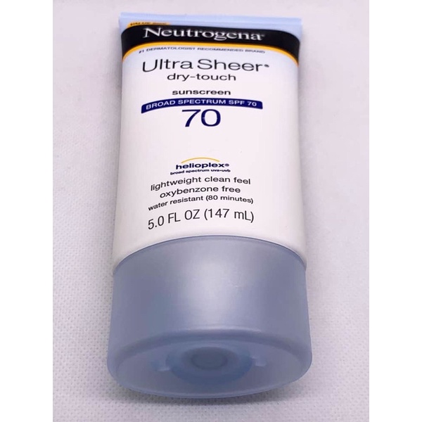 Kèm chống nắng Neutrogena spf70 Ultra Sheer Dry touch