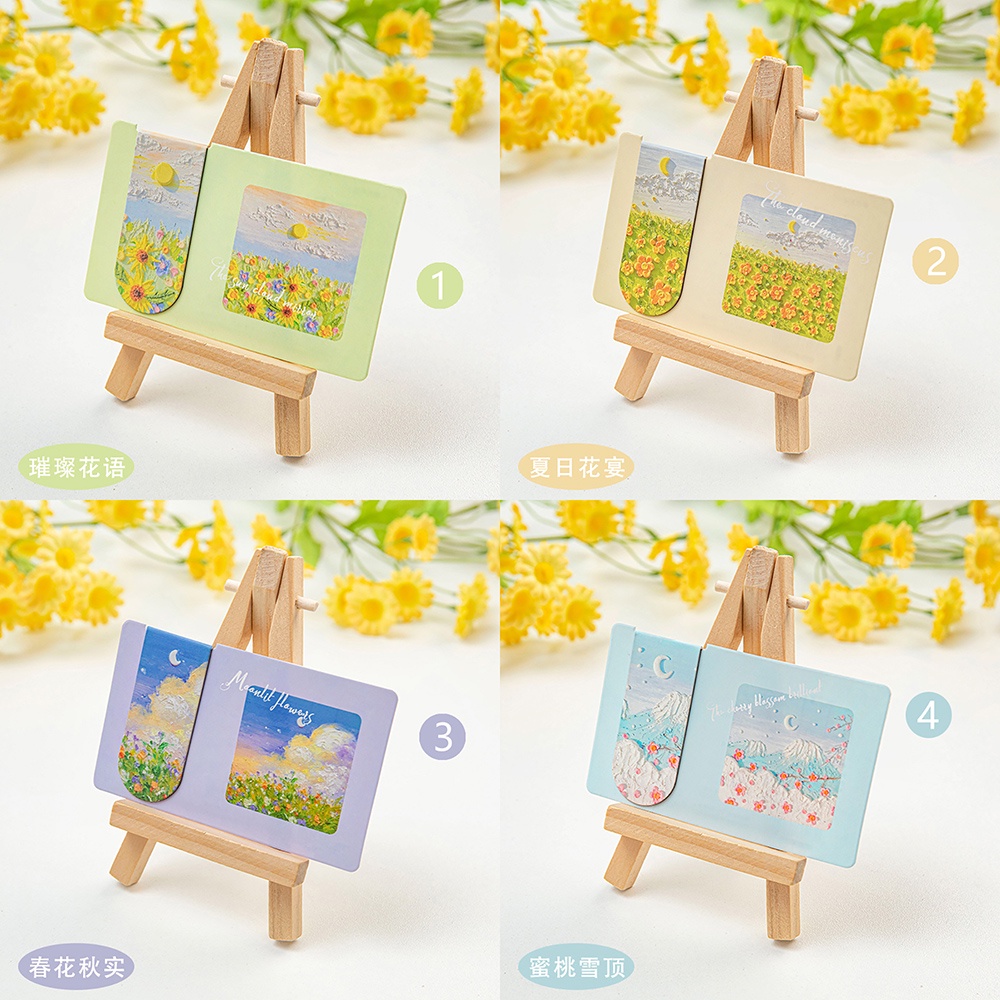 1 Thẻ Đánh Dấu Trang Sách Từ Tính Hình Tranh Vẽ Sáng Tạo Cho Học Sinh / Văn Phòng