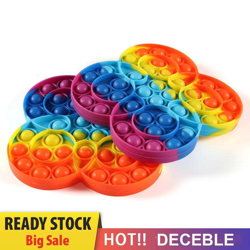 Pop It Fidget Đồ chơi 3/4 Rings Autism Needs Stress Reliever  Bubble Sensory Fidget Đồ chơis