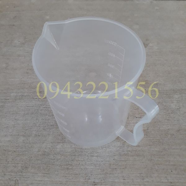 CA ĐONG 500ML NHỰA CÓ VẠCH CHIA
