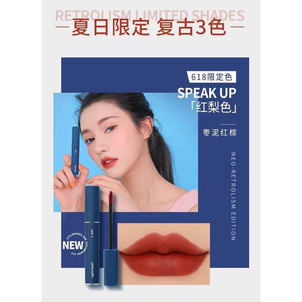 [Son 3CE] Son 3 CE Speak Up 3 Màu Hot Xanh - Đỏ - Cam | BigBuy360 - bigbuy360.vn