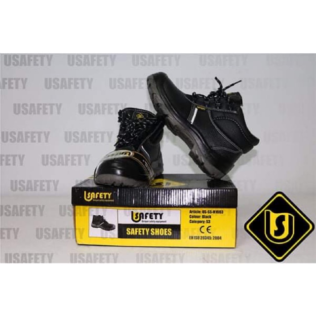 Giày bảo hộ Usafety - mũi thép - đế thép ( US VÀNG)