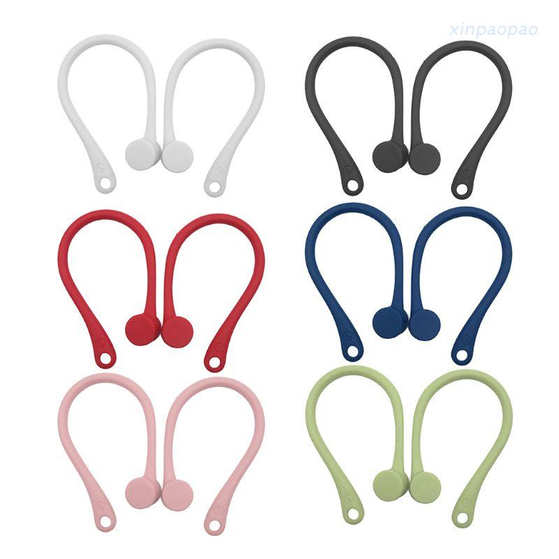 Cặp dây đeo tai thích hợp cho tai nghe không dây Apple bằng silicone chống rơi chống mất