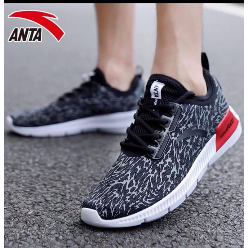 Giày Anta nam chính hãng, thiết kế hoạ tiết gân nổi trẻ trung, form ôm thoáng khí, kiểu dáng năng động dòng running