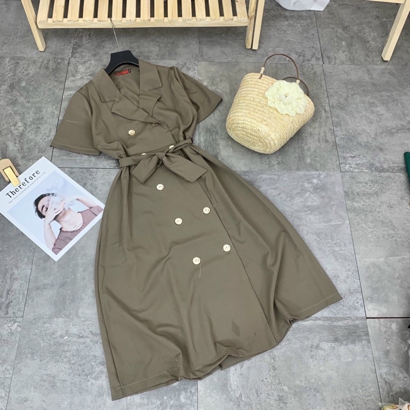 Váy vest cột nơ eo